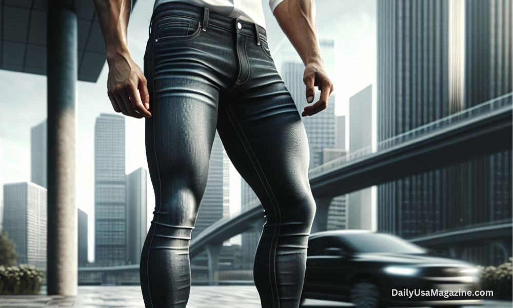 Trendy Athletic Skinny Jeans for Modern Men