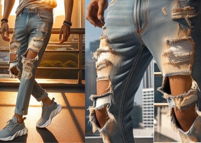 Rock Your Style with Hollister Ripped Jeans