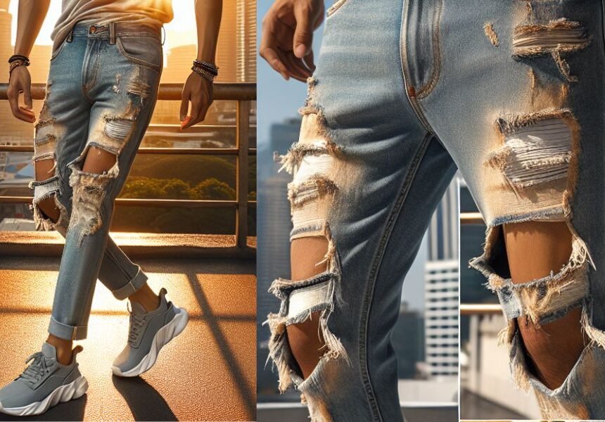 Rock Your Style with Hollister Ripped Jeans